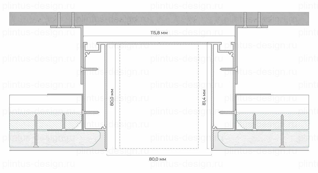 НС 80 – ниша для спотов FerGipps