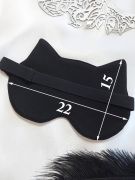 размеры маски для сна кошка  22 х 15 см