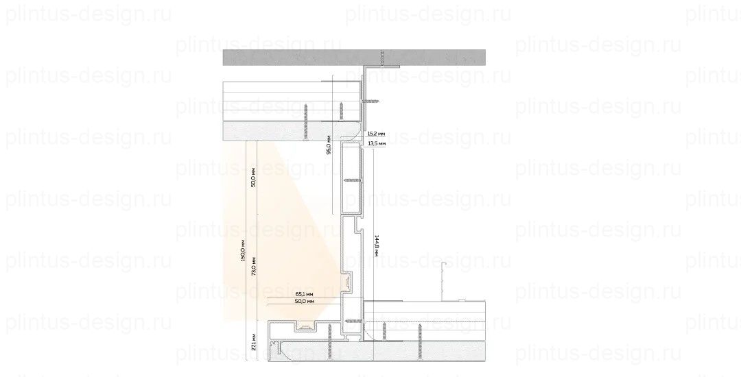 Переход уровней БК 100 с добором Д 50 FerGipps