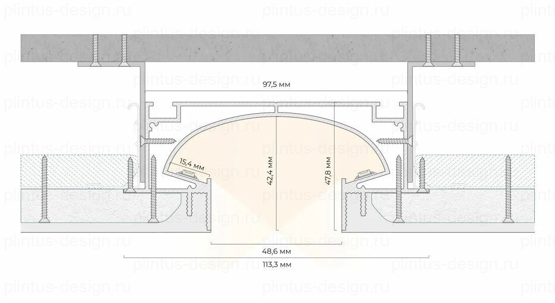 СТ 50 - световой туннель FerGipps