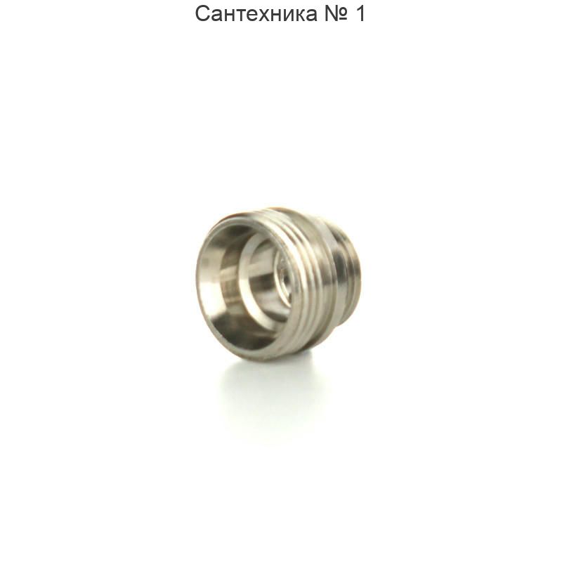 Ниппель переходной с уплотнением 1/2" O-ring - 3/4" ЕК, никелированный ELSEN