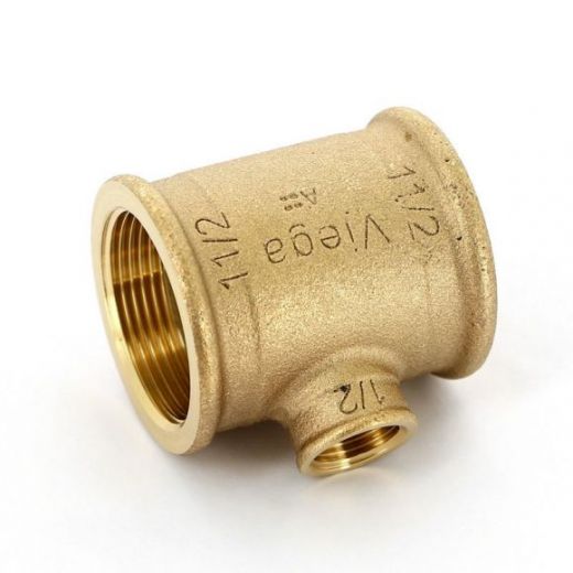 Тройник переходной с внутренней резьбой 1 1/2х1/2х1 1/2" Viega