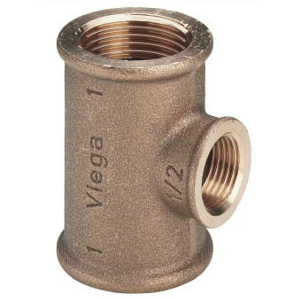 Тройник переходной с внутренней резьбой 2"х1"х2" Viega