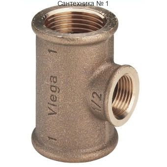 Тройник переходной с внутренней резьбой 2"х1"х2" Viega