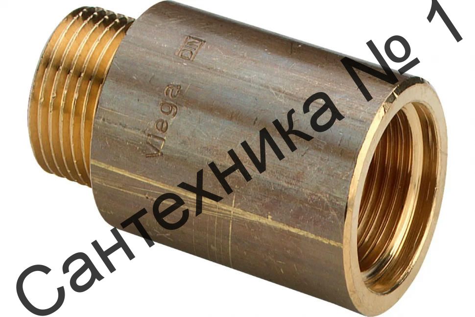 Удлинитель латунный НВ 1/2x10 мм Viega