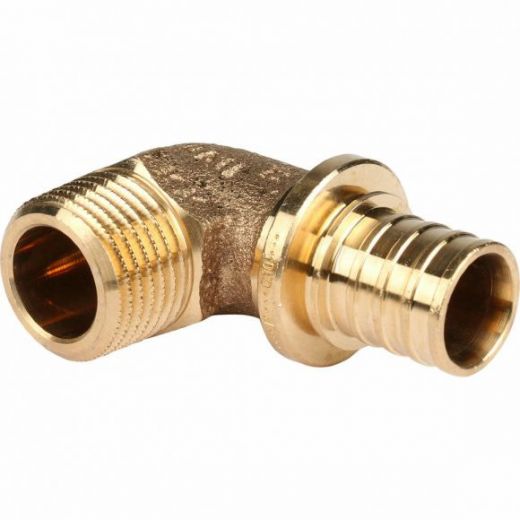 Угольник-переходник с наружной резьбой 20-R 1/2 RX+ REHAU