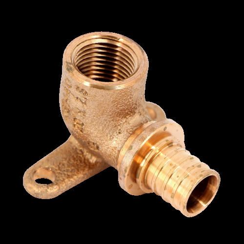 Угольник настенный с внутренней резьбой 20-Rp 1/2, короткий RX+ REHAU