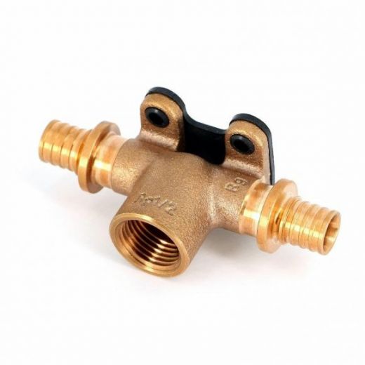 Тройник настенный с внутренней резьбой 16-Rp1/2-16 RX+ REHAU