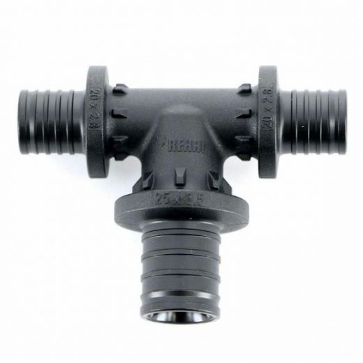 Тройник с увеличенным боковым проходом 20-25-20 PX REHAU