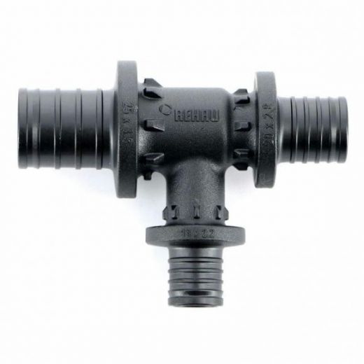 Тройник с уменьшенным боковым проходом 25-16-20 PX REHAU