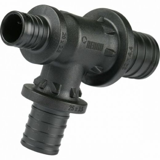 Тройник с уменьшенным боковым проходом 32-25-20 PX REHAU