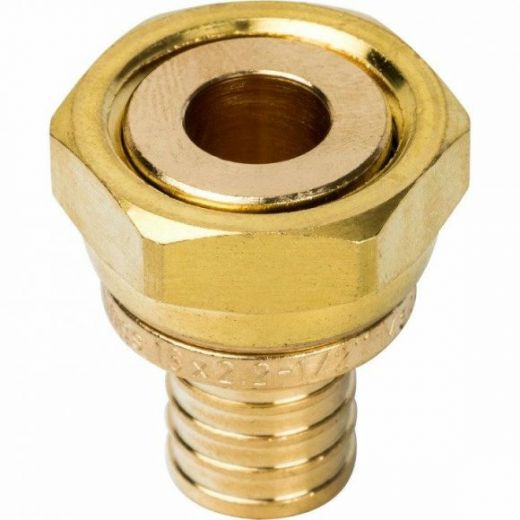 Переходник с накидной гайкой 16хG 1/2 для труб из сшитого полиэтилена STOUT