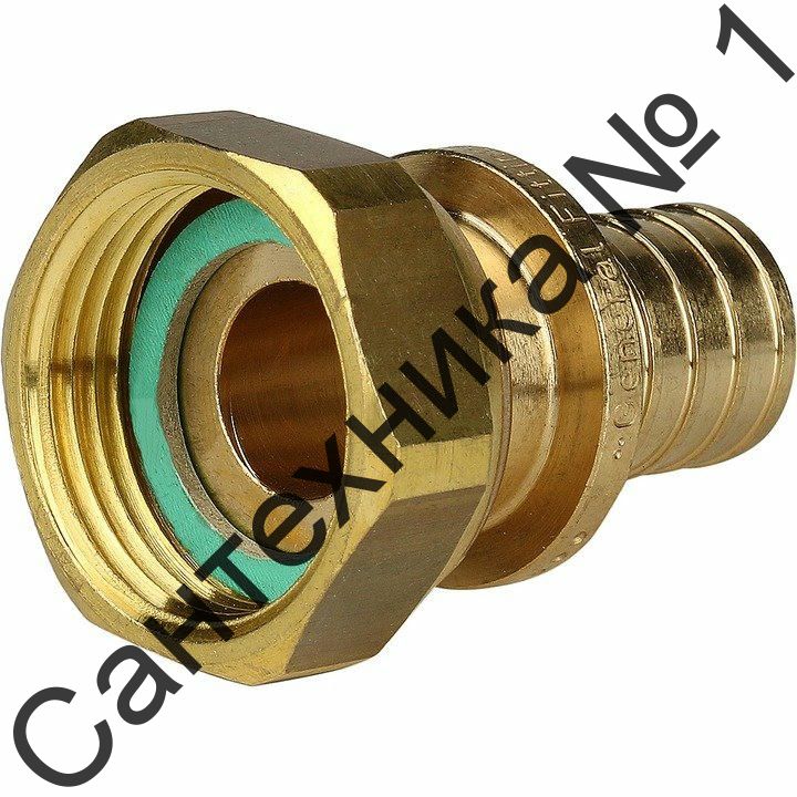 Переходник с накидной гайкой 20хG 3/4 для труб из сшитого полиэтилена STOUT