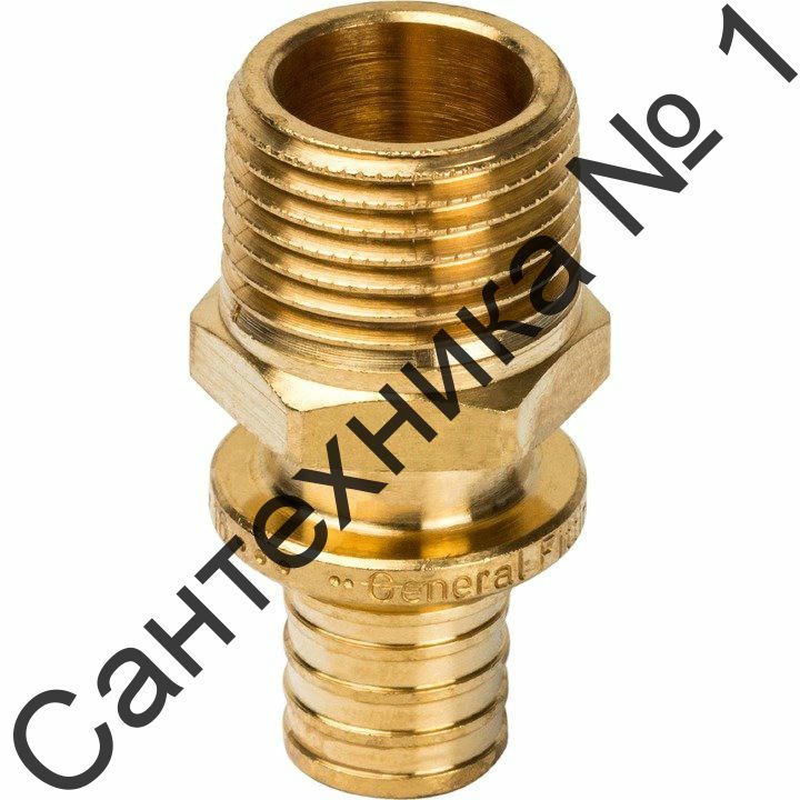 Переходник с наружной резьбой 16хR 1/2 для труб из сшитого полиэтилена STOUT