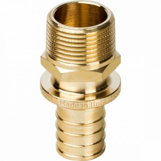 Переходник с наружной резьбой 25хR 3/4 для труб из сшитого полиэтилена STOUT