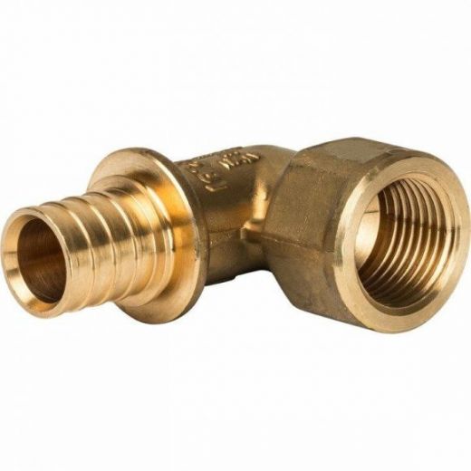 Угольник-переходник с внутренней резьбой 20хG 1/2" для труб из сшитого полиэтилена STOUT