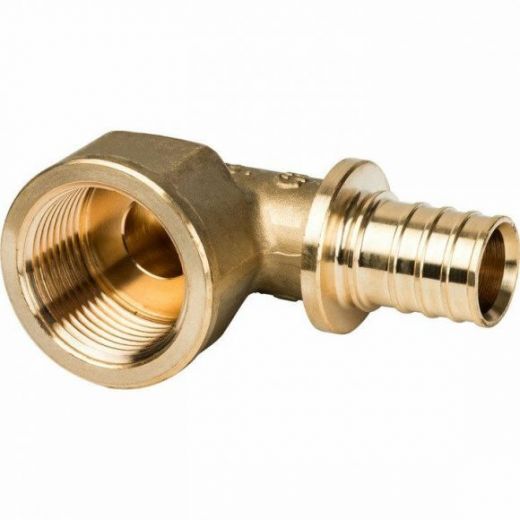 Угольник-переходник с внутренней резьбой 25хG 3/4" для труб из сшитого полиэтилена STOUT