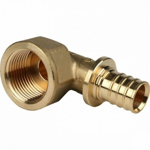 Угольник-переходник с внутренней резьбой 25хG 1" для труб из сшитого полиэтилена STOUT