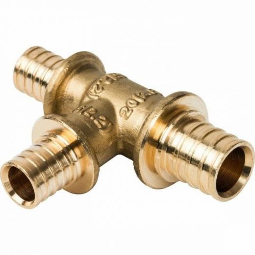 Тройник переходной 20х16х16 для труб из сшитого полиэтилена STOUT