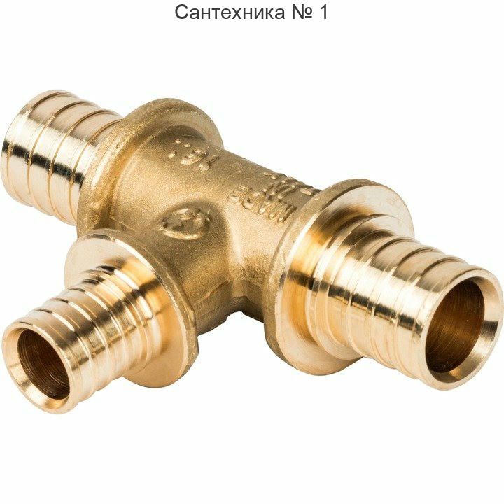 Тройник переходной 20х16х20 для труб из сшитого полиэтилена STOUT