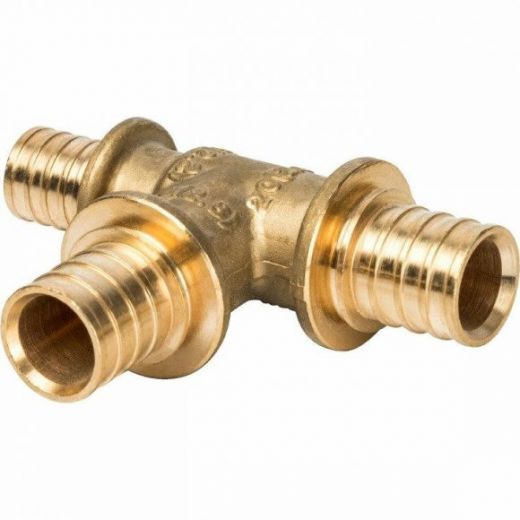 Тройник переходной 20х20х16 для труб из сшитого полиэтилена STOUT