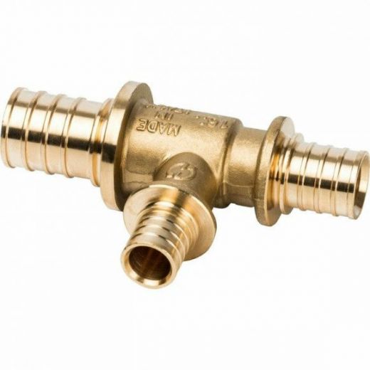 Тройник переходной 25х16х20 для труб из сшитого полиэтилена STOUT