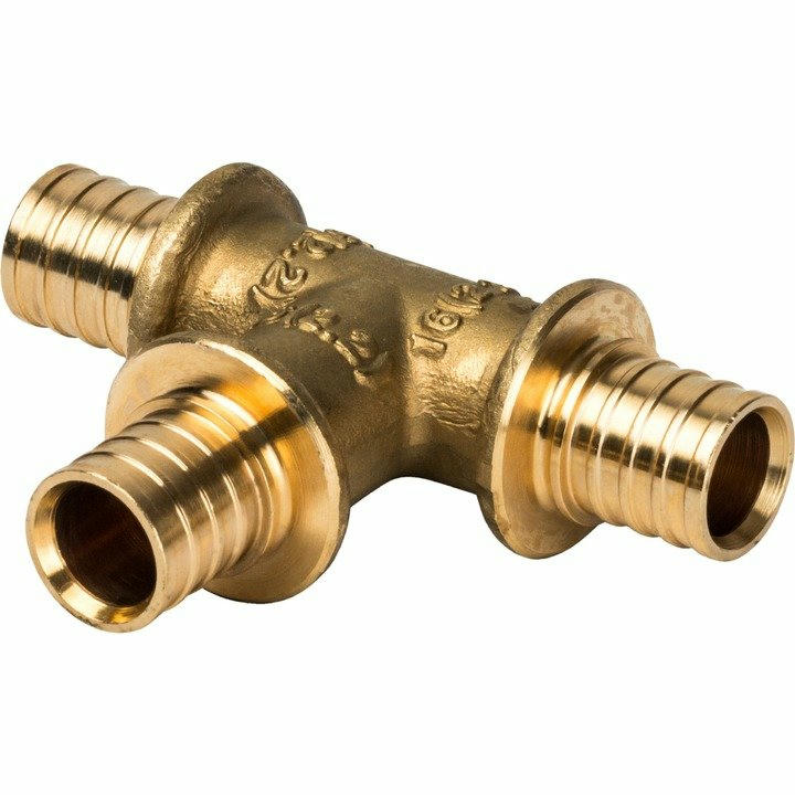 Тройник равнопроходный 16х16х16 для труб из сшитого полиэтилена STOUT