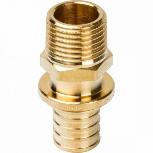 Переходник с наружной резьбой 20хR 1/2 для труб из сшитого полиэтилена STOUT