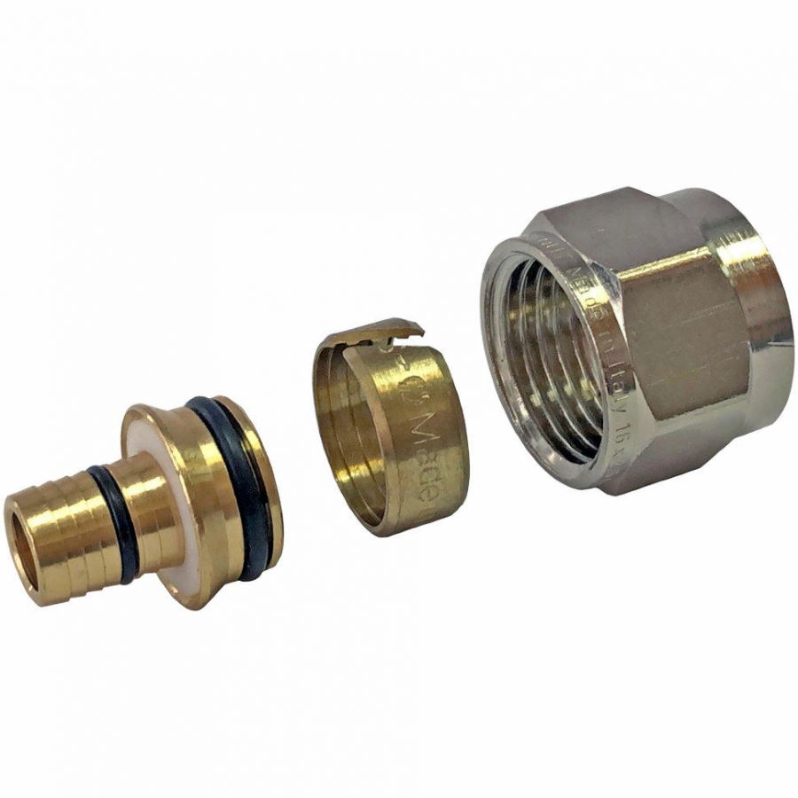 Фитинг компрессионный для труб PEх-AL-PEх 20х2,9х3/4" STOUT