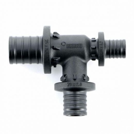 Тройник с уменьшенным боковым проходом 25-20-16 PX REHAU