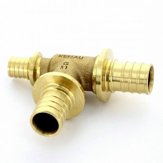 Тройник с уменьшенным торцевым проходом 25-25-16 PLATINUM RX REHAU