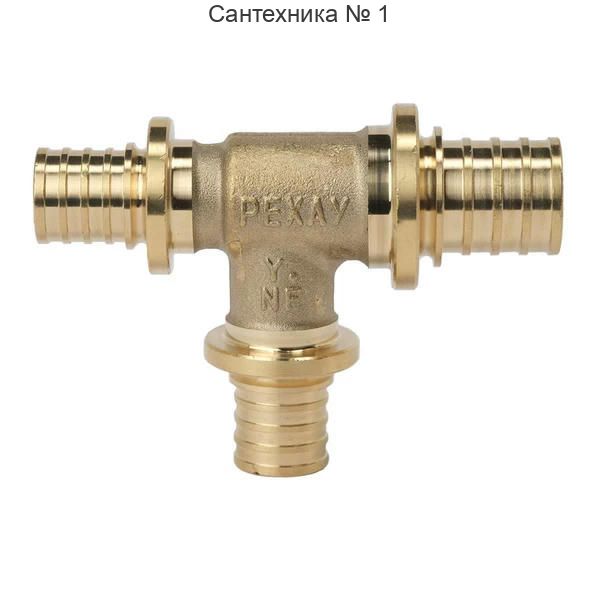 Тройник с уменьшенным боковым и торцевым проходами 20-16-16 MX РЕХАУ