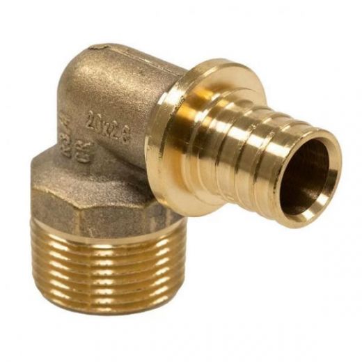 Угольник-переходник с наружной резьбой 20-R 3/4 MX РЕХАУ