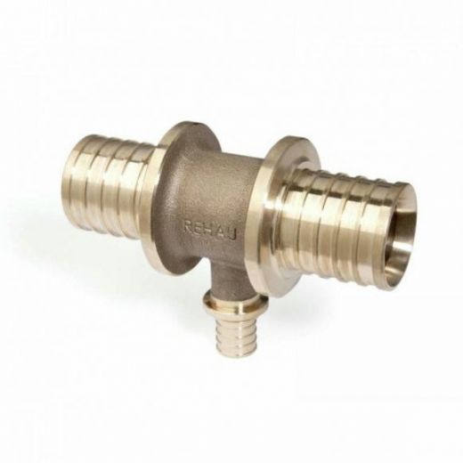 Тройник с уменьшенным боковым проходом 63-40-63 RX+ REHAU