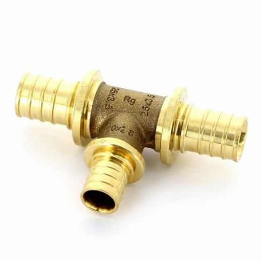 Тройник с уменьшенным боковым и торцевым проходами 32-25-25 PLATINUM RX REHAU