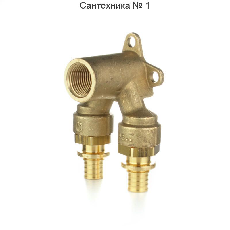 Угольник настенный проточный 16х1/2" ВР ELSEN