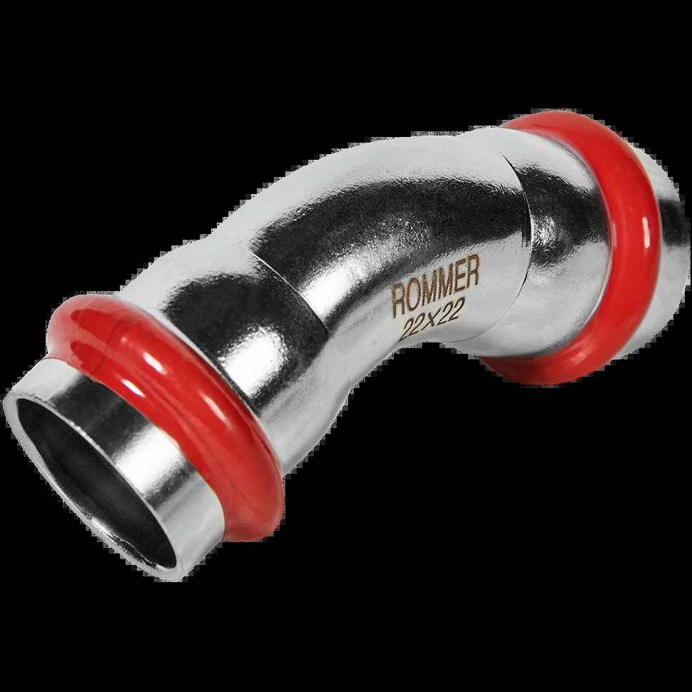 Угольник 45° ВПр 22 из нержавеющей стали ROMMER