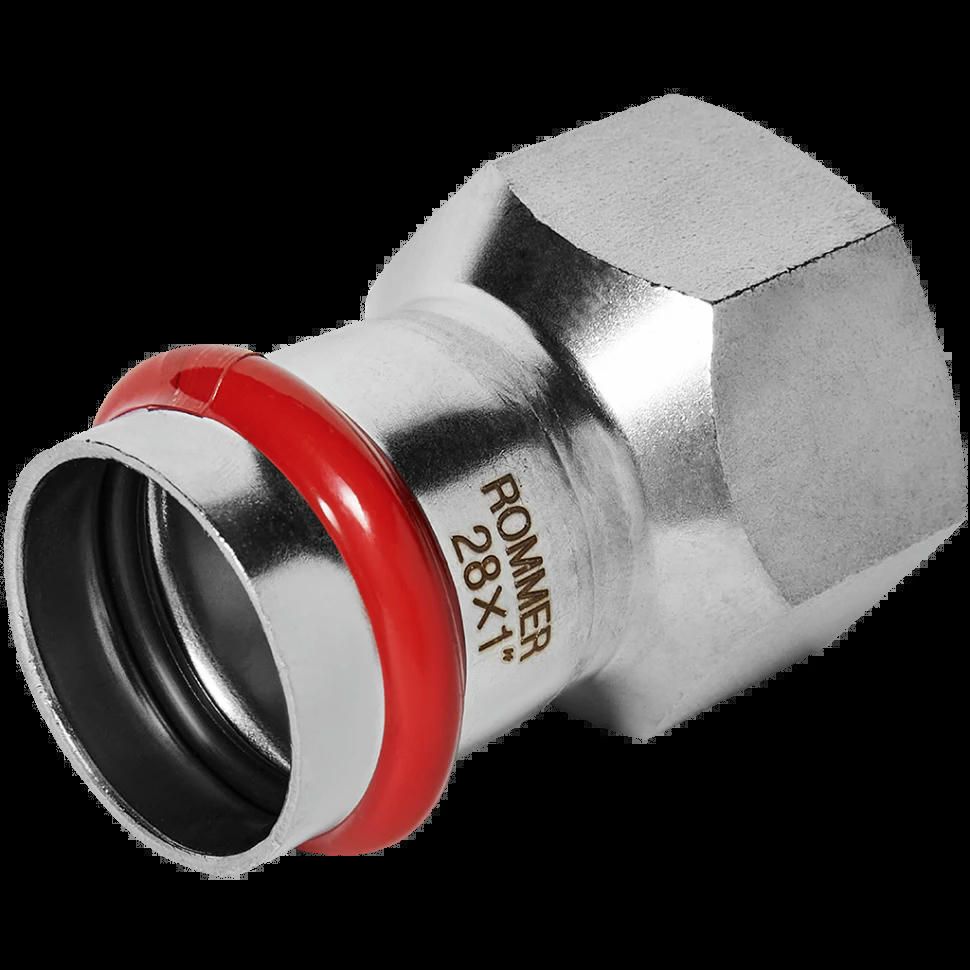 Переходник ВР 28х1" из нержавеющей стали ROMMER
