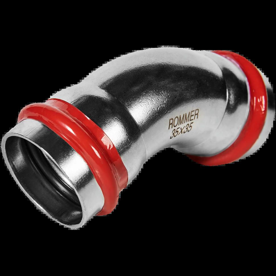 Угольник 45° ВПр 35 из нержавеющей стали ROMMER