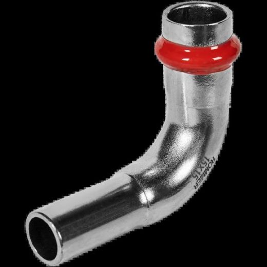 Угольник однораструбный 90° НПр 15 из нержавеющей стали ROMMER