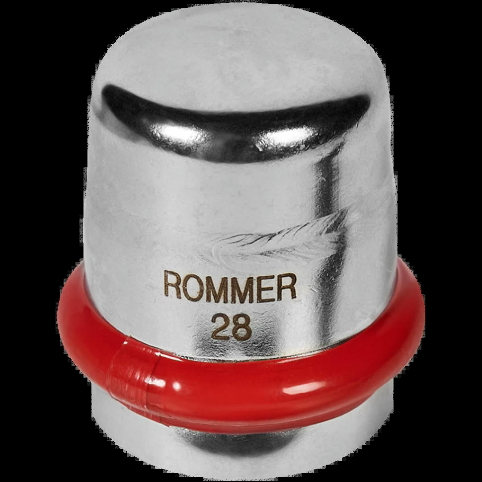 Заглушка 28 из нержавеющей стали ROMMER