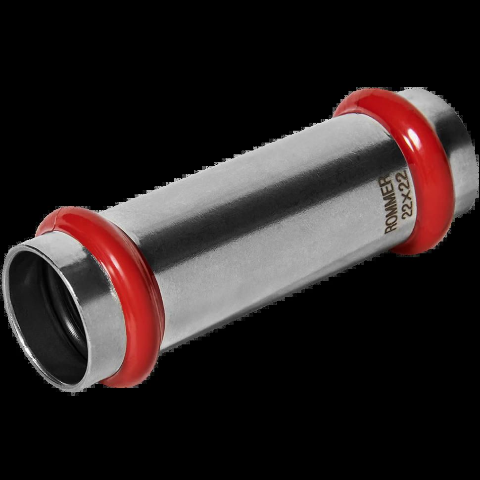 Муфта надвижная 22 из нержавеющей стали ROMMER