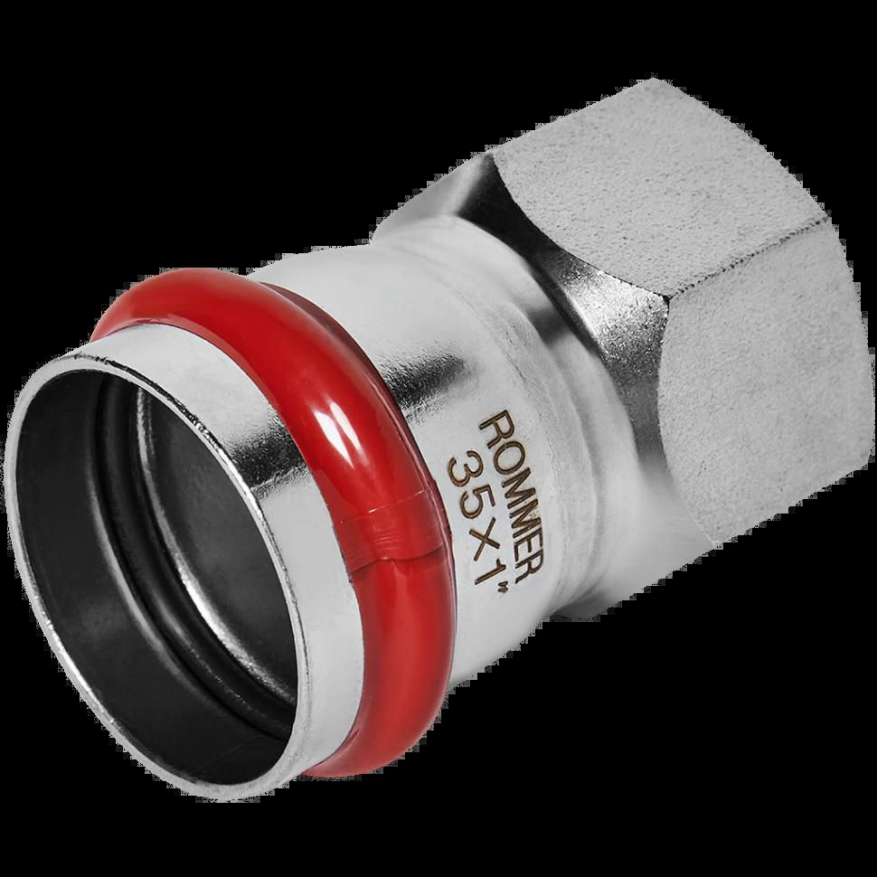 Переходник ВР 35х1" из нержавеющей стали ROMMER