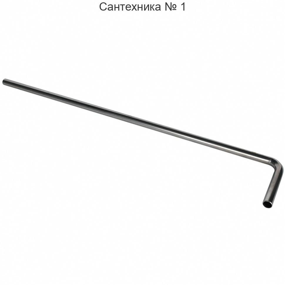 Отвод безраструбный 90° НПр-НПр, 15х100х600, из нержавеющей стали ROMMER