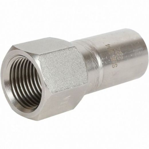 Вставка переходная НПр-ВР 22х1/2 из нержавеющей стали ROMMER