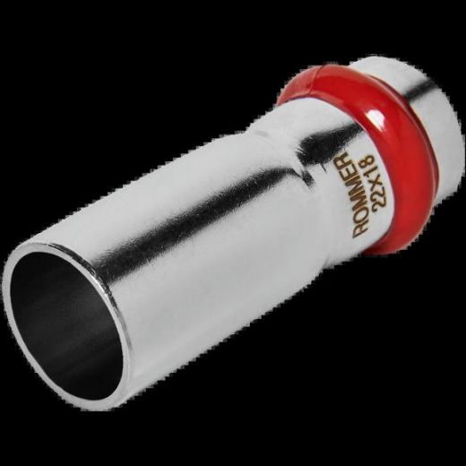 Муфта переходная НПр 22х18 из нержавеющей стали ROMMER