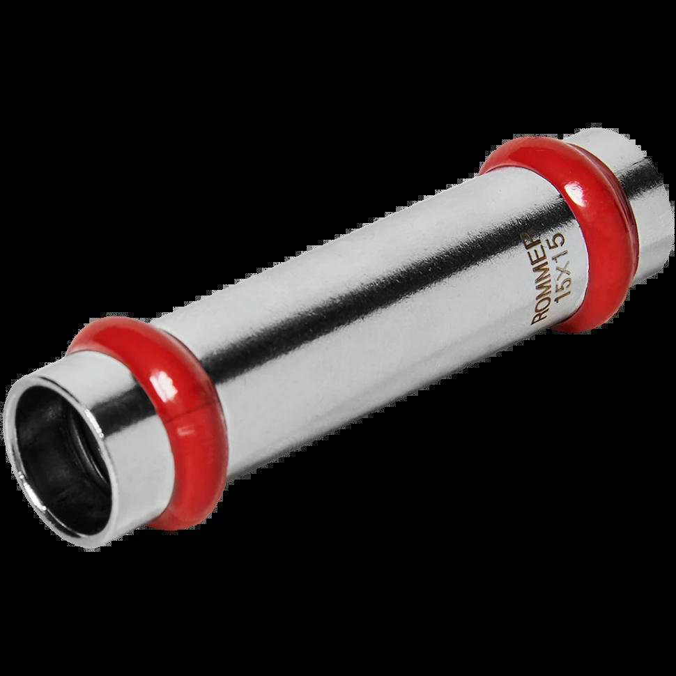 Муфта надвижная 15 из нержавеющей стали ROMMER