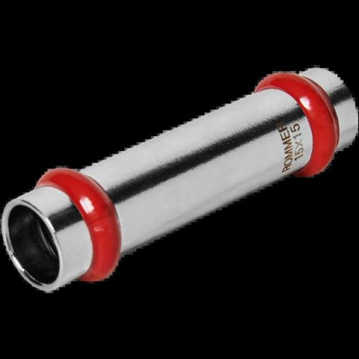 Муфта надвижная 15 из нержавеющей стали ROMMER