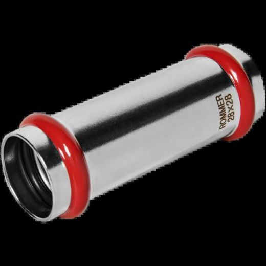 Муфта надвижная 28 из нержавеющей стали ROMMER