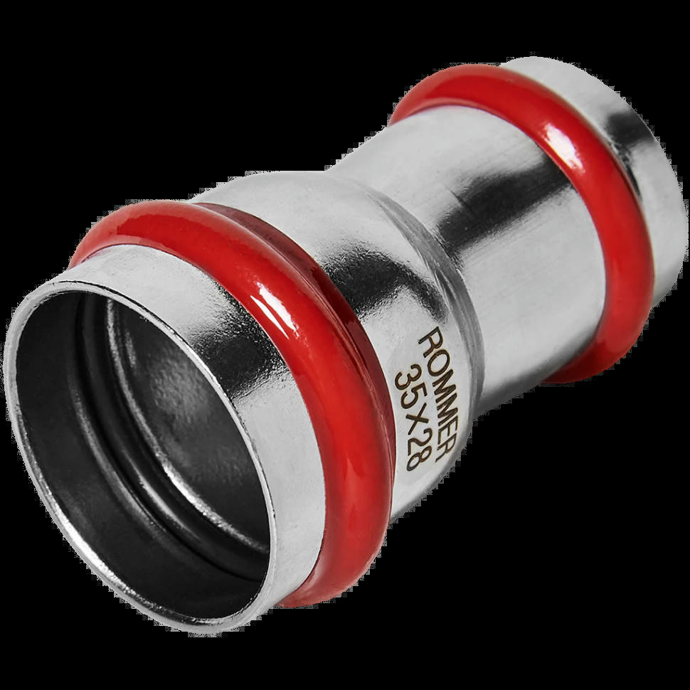 Муфта переходная 35х28 из нержавеющей стали ROMMER